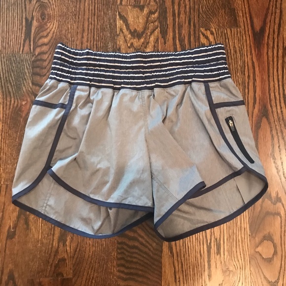 lululemon athletica Pants - Gray and Navy Lululemon shorts. Size 8.